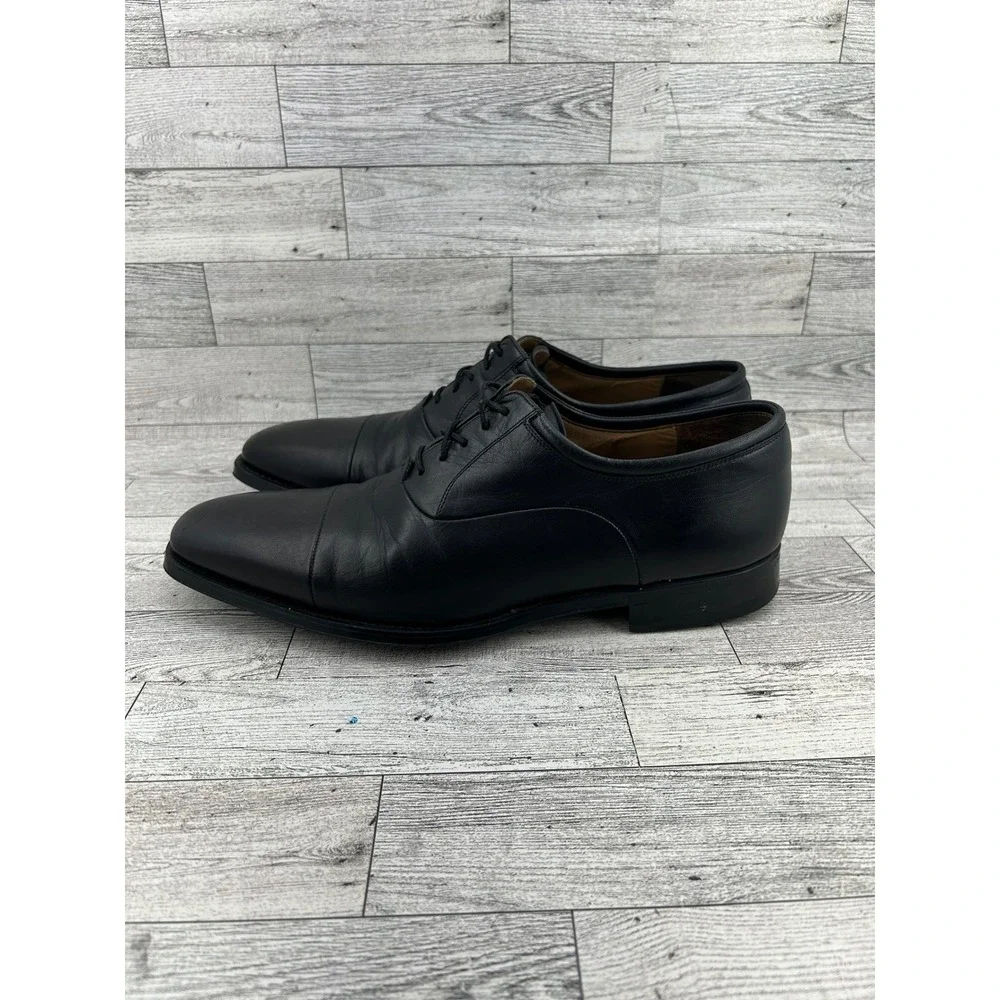 Magnanni Cap Toe Oxford Shoes‎ Black Leather Men Dress Formal Business Size 12